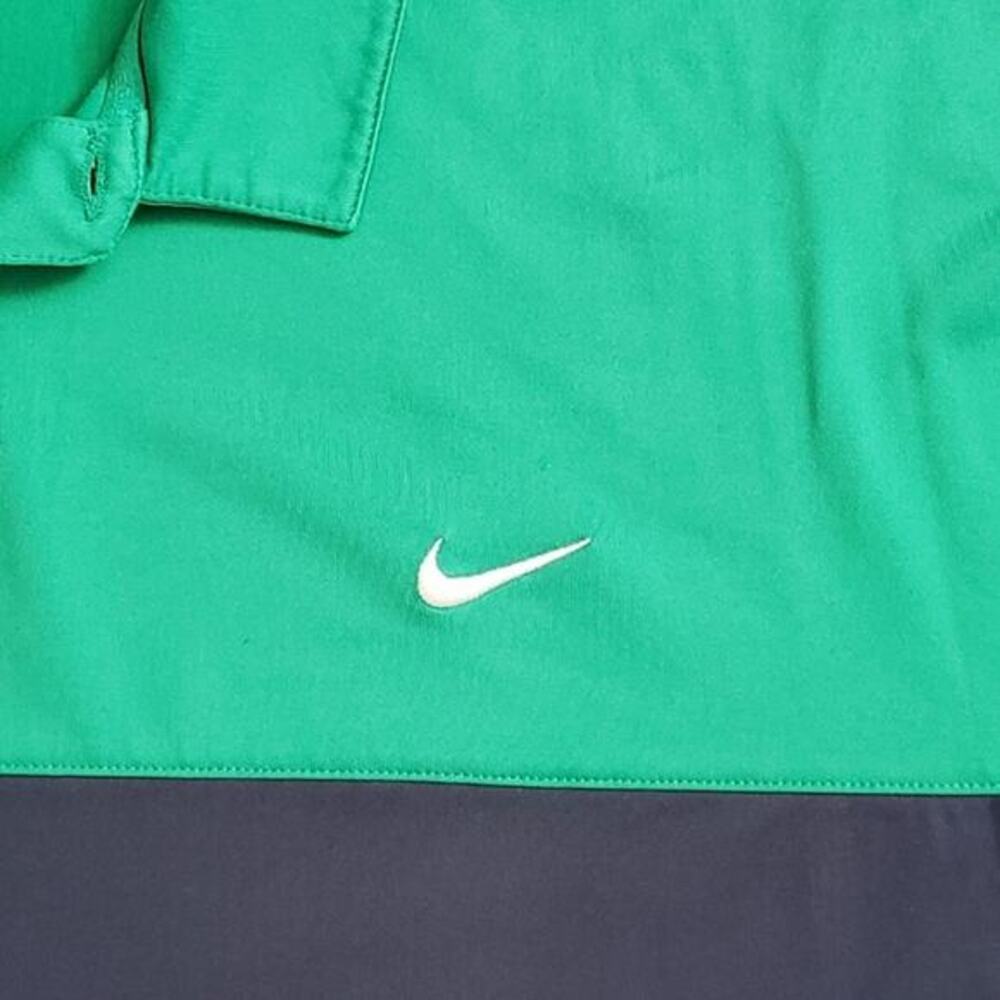 Nike Golf Standard Fit Dri-Fit Polo Men's 2XL Green Blue Short Sleeve Big & Tall - Picture 4 of 9